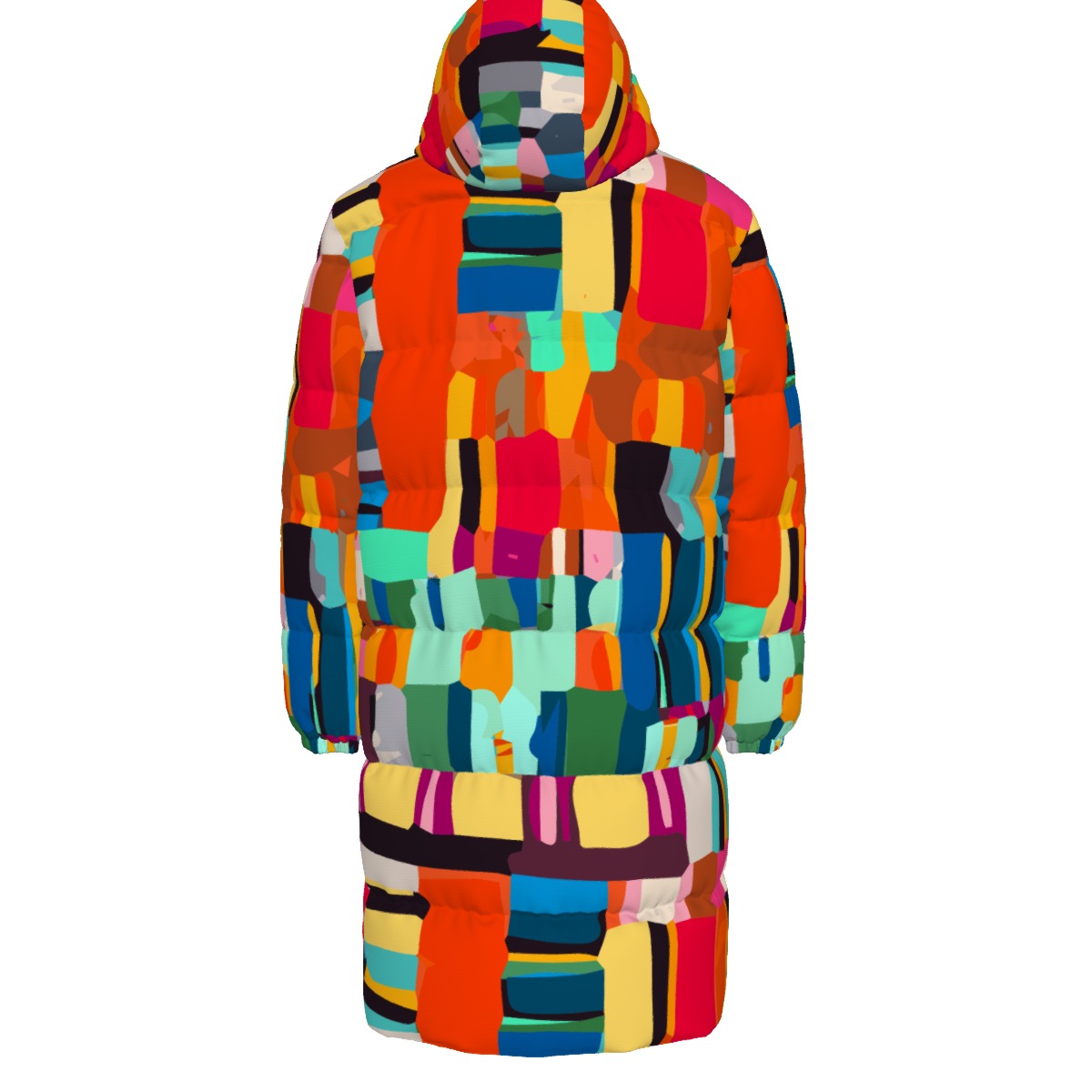 WildMystic1 Colorful Art  Unisex Long Down Coat Unisex
